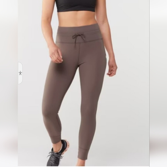 Vuori Pants - Vuori Daily 7/8 Leggins Brethe interlock Cholate brown Size S